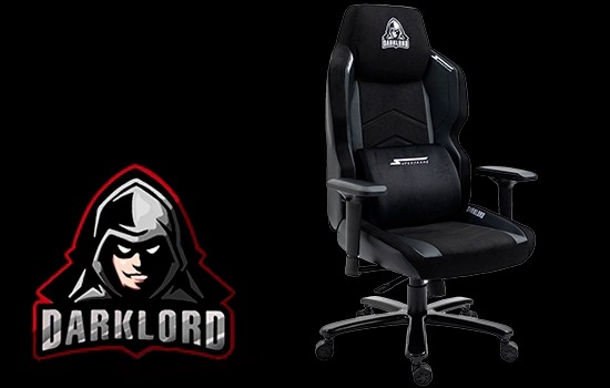 Cadeira Gamer SuperFrame Darklord Pro Edition, Reclinável, 4D, Preto e Branco na Terabyte Shop