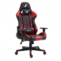Cadeira Gamer SuperFrame Godzilla, Reclinável, Preto E Vermelho na Terabyte Shop
