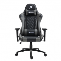 Cadeira Gamer SuperFrame Knight, Reclinável, Preto E Cinza na Terabyte Shop