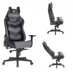 Cadeira Gamer Techni Sport Reclinável Giratória – Preta e Cinza na Magazine Luiza