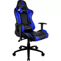 Cadeira Gamer ThunderX3 TGC12, Até 120kg, Com Almofadas, Descanso De Braço 2D, Preto E Azul na Magazine Luiza