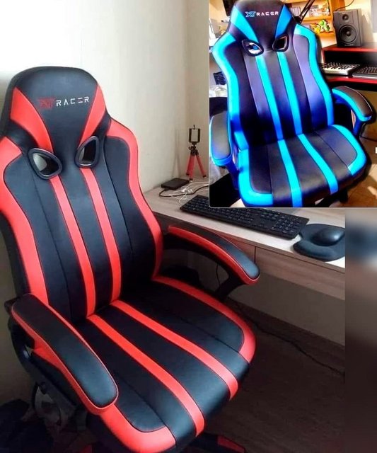 Cadeira Gamer XT Racer Reclinável Preta e Azul – Force Series XTF110 na Magazine Luiza