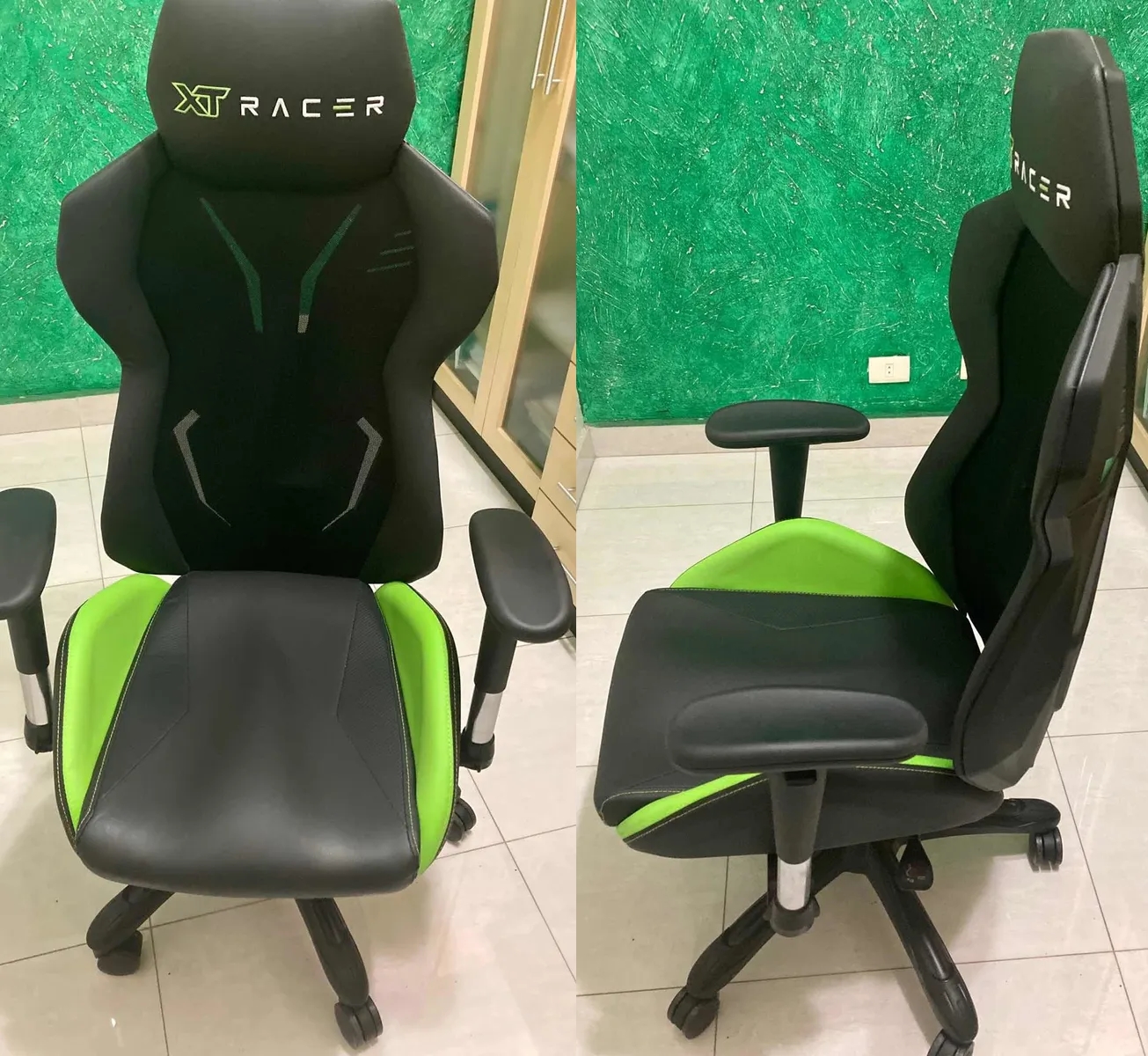Cadeira Gamer XT Racer Reclinável Preta e Verde – Platinum Series XTP140 na Magazine Luiza