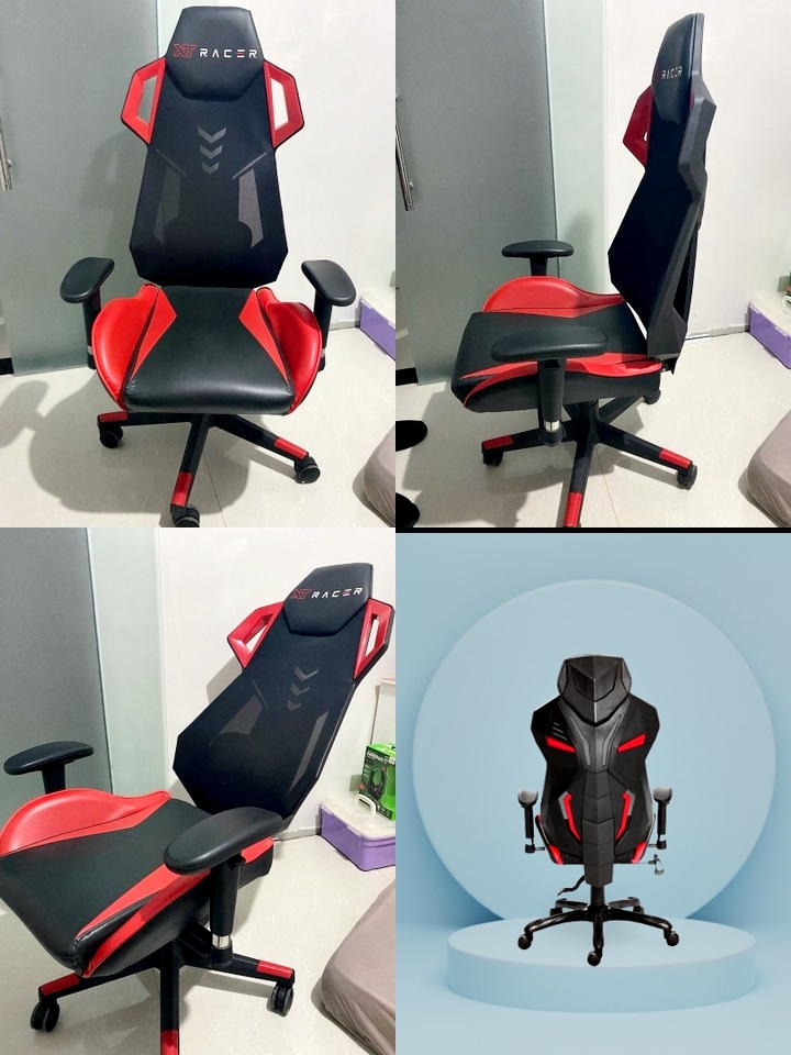 Cadeira Gamer XT Racer Reclinável – Preta e Vermelha Armor Series XTA100 na Magazine Luiza