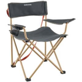 Cadeira Grande Dobrável para Campismo Basic XL- Quechua na Decathlon