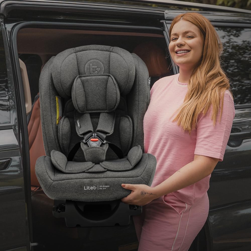 Cadeira para Auto 0-36 Kg Isofix Litet All Stages Fix 2.0 Preta – BB450 na Amazon