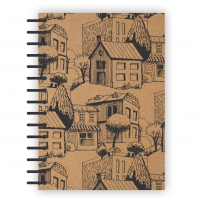 Caderneta 1/8 Flexível Kraft House Cod. 0485 Com 80 Folhas Pautadas - Abyaragraf na Amazon