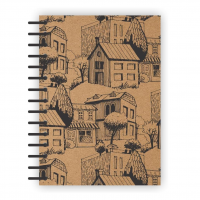 Caderneta 1/8 Flexível Kraft House Cod. 0485 Com 80 Folhas Pautadas - Abyaragraf na Amazon