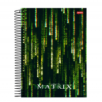 Caderno Espiral Jandaia 1 Mat 80Fls Matrix Logo Inferior na Amazon