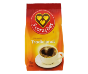 Café 3 CoraçõesTorrado E Moído Tradicional Pacote 500G na Amazon