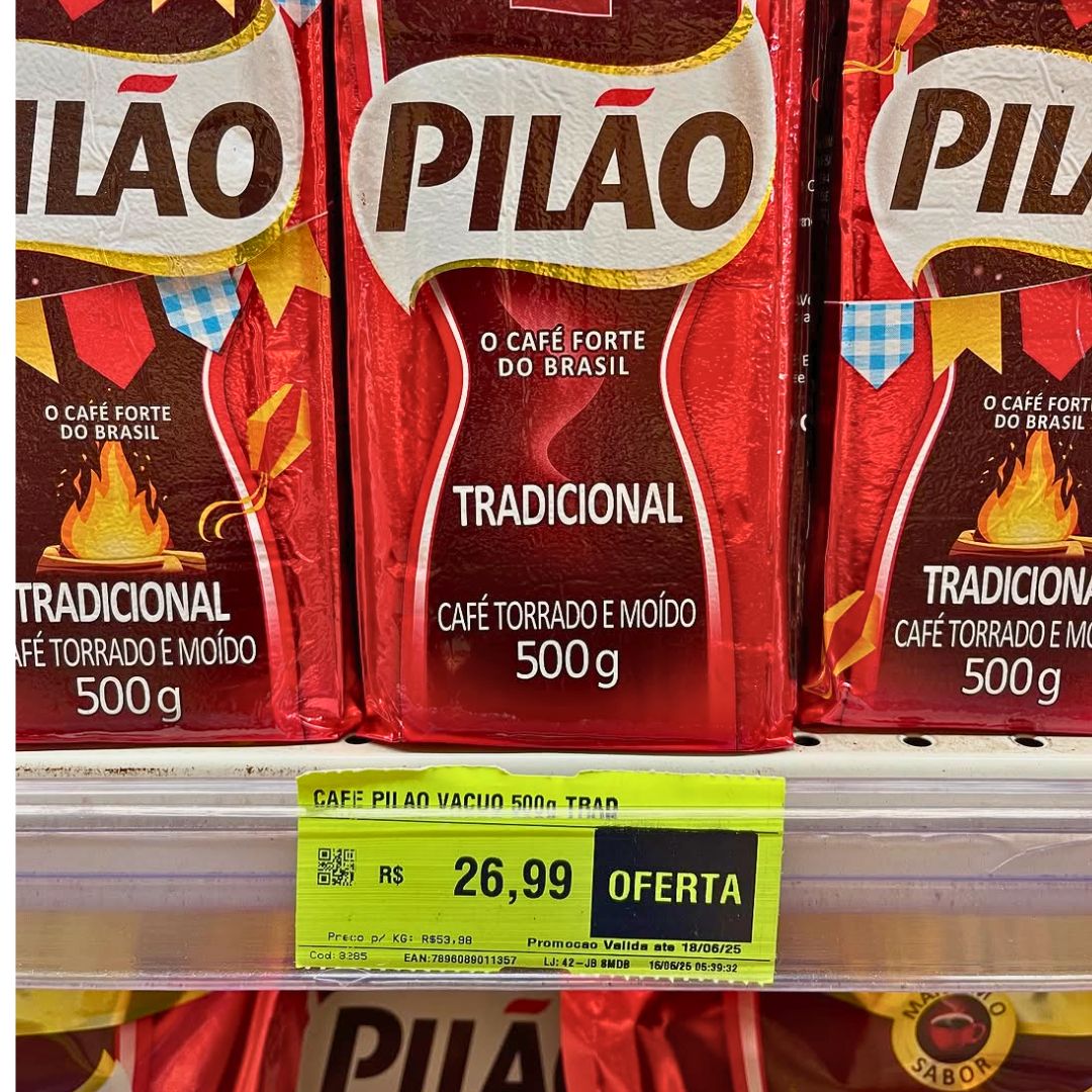 Café a Vácuo Tradicional 500g Pilão na Shopee
