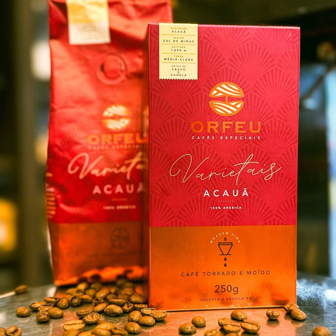 Café Acauã Orfeu Torrado e Moído 100% Arabica, 250g na Amazon