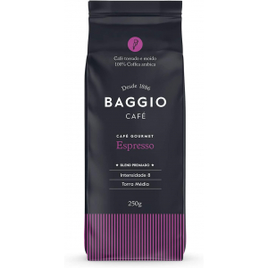 Café Baggio Torrado e Moído Gourmet Espresso 250g na Amazon