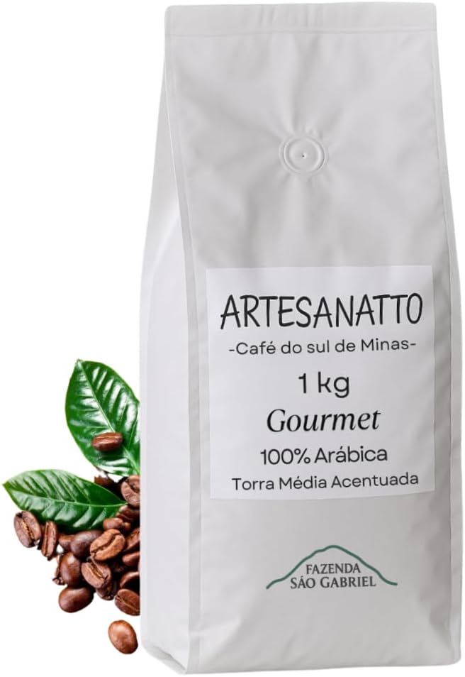 Café Gourmet Grãos 100% Arábica 1kg Torra Média Acentuada – Cultivo de Altitude no Sul de Minas Guaxupé na Amazon