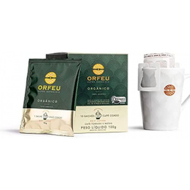 Café Orfeu Drip Coffee 100g Orgânico - 10 Sachês na Amazon