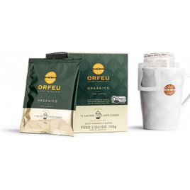 Café Orgânico Orfeu Drip Coffee 100% Arabica Torra Média 100g - 10 Unidades na Amazon