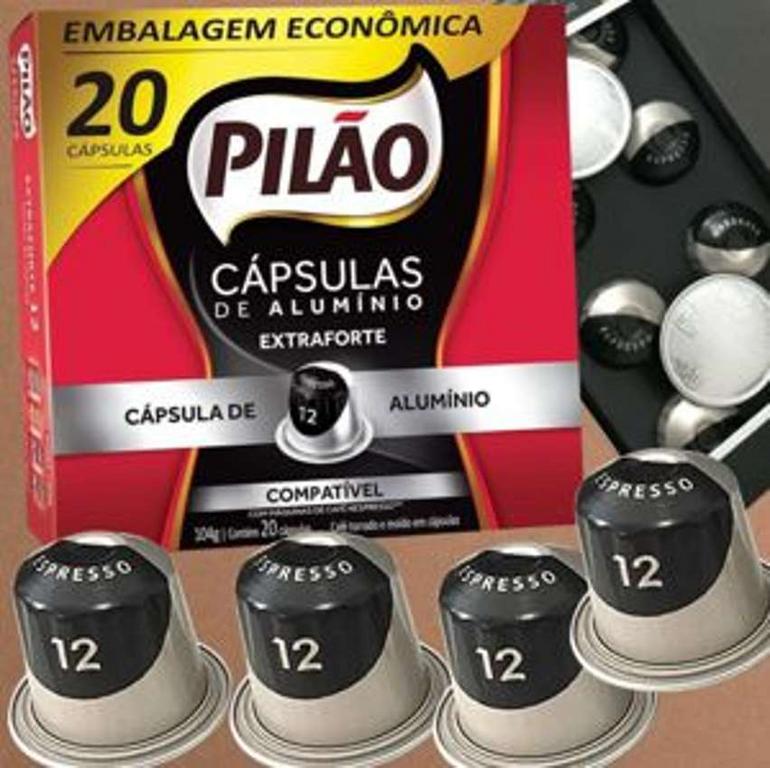 Café Pilão Cápsula Extraforte – 20 unidades – 104 gramas na Amazon