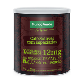 Café Solúvel com Especiarias 200g na Mundo Verde