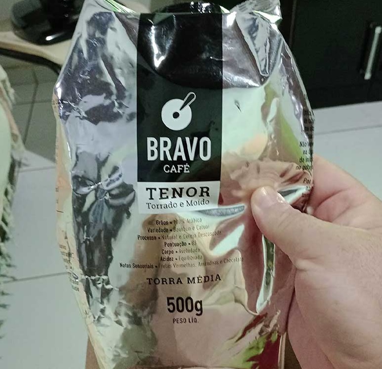 Café Tenor Torrado e Moído, Bravo Café, Frutas Vermelhas, 500g, Pacote de 1 na Amazon