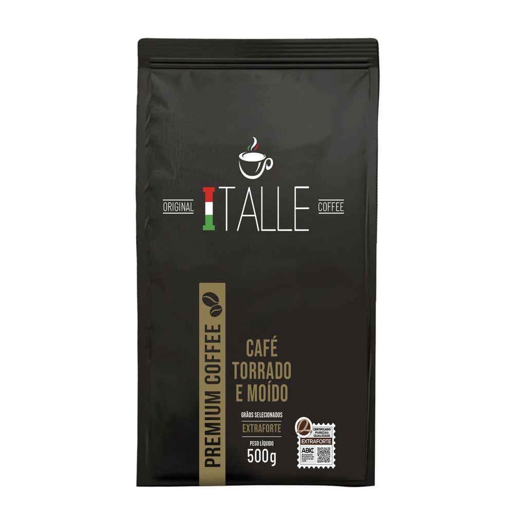 Café Torrado E Moído Extraforte Café Italle Cafe em Pó 500g na Shopee