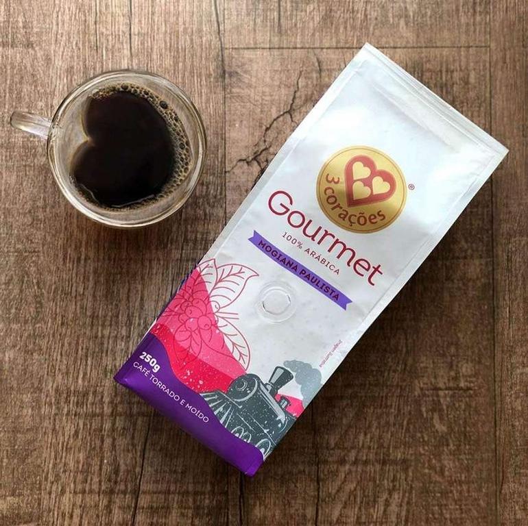 Café, Torrado e Moído, Gourmet Mogiana Paulista, Pacote, 250g, 3 Corações na Amazon