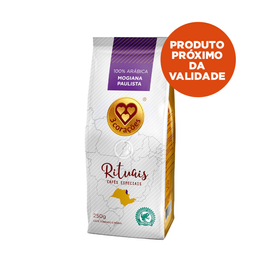 Café Torrado e Moído Mogiana Paulista Rituais 3 Corações - 250g na Mercafé