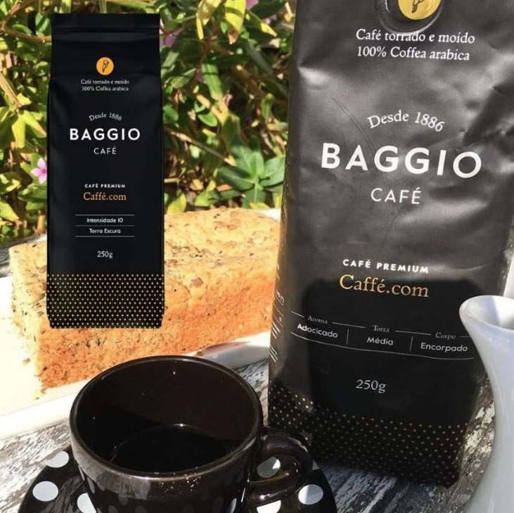 Café Torrado e Moído Premium Caffè.com Baggio Café 250g na Amazon