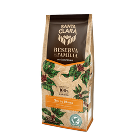 Café Torrado e Moído Sul de Minas Santa Clara Reserva da Família - 250g na Mercafé