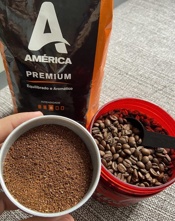 Café Torrado em Grãos América Premium – Pac. 500 G na Amazon
