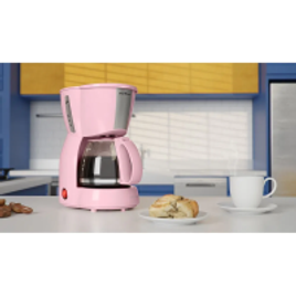 Cafeteira Britânia BCF15 Inox Rosa 15 Xícaras 800W na Britânia