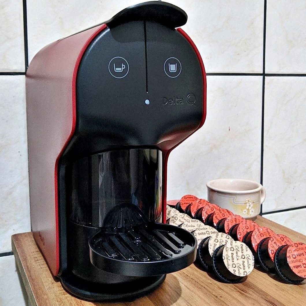 Cafeteira Cápsulas Delta Q Quick Vermelha 127V na Amazon