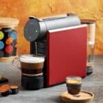 Cafeteira Cápsulas MiniQool Vermelha 127V na Amazon