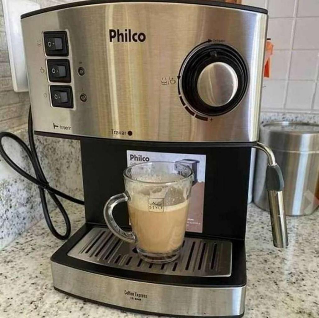 Cafeteira, Coffe Express 15 Bar, 2 xicaras, Preto, 220V, Philco na Amazon