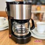 Cafeteira Elétrica Arno Perfectta Inox CFPI 12 Xícaras – Preta – 110V na Casas Bahia