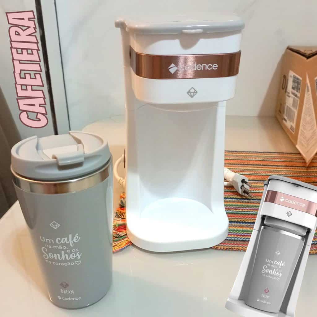Cafeteira Elétrica Cadence Dream Rosé Gold com Copo Térmico na Amazon