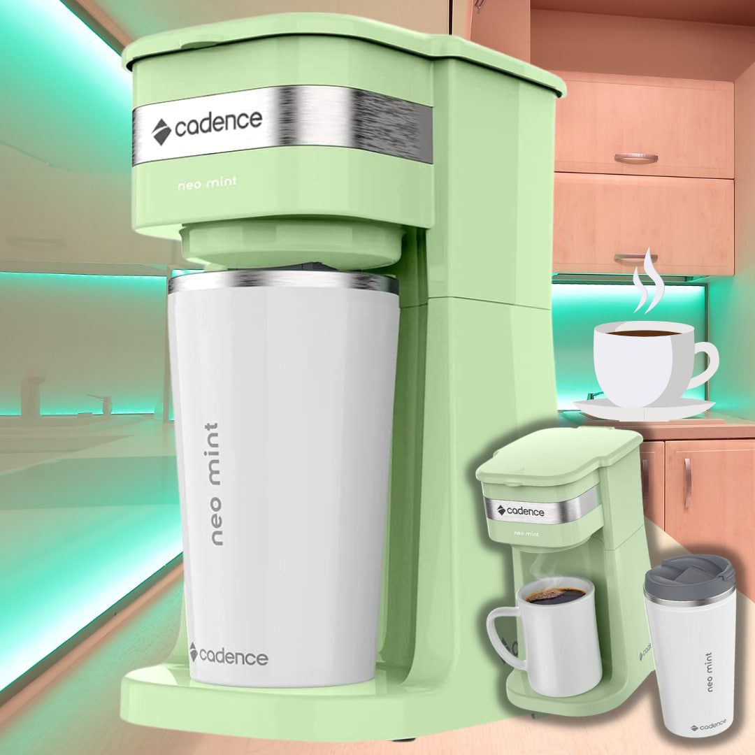 Cafeteira Elétrica Cadence Neo Mint com Copo Térmico CAF209-127 na Amazon