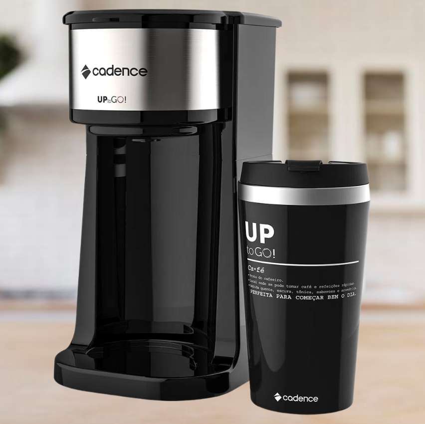 Cafeteira Elétrica Cadence To Go com Copo Térmico na Amazon