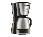 Cafeteira Elétrica Dolce Arome, Mondial, Preto/Inox, 550W, 110V – C-34 JI 15X na Amazon