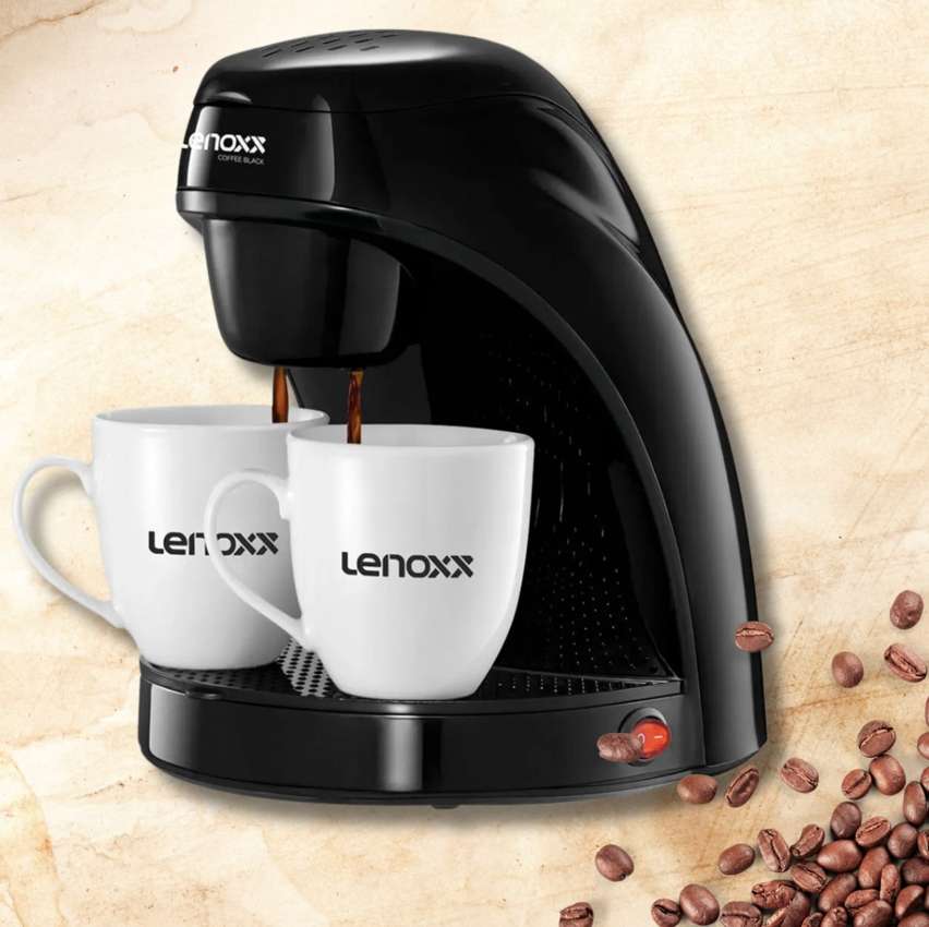 Cafeteira Elétrica Lenoxx Coffee PCA033 2 Cafés – Preta na Magazine Luiza
