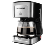 Cafeteira Elétrica MONDIAL Dolce Arome, 220V, 550W, Preto/Inox – C-43-20X-SI na Amazon