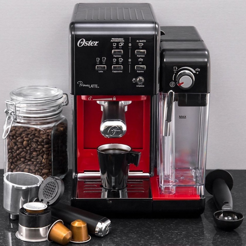 Cafeteira Espresso Oster, PrimaLatte II, Vermelho, 127V na Amazon