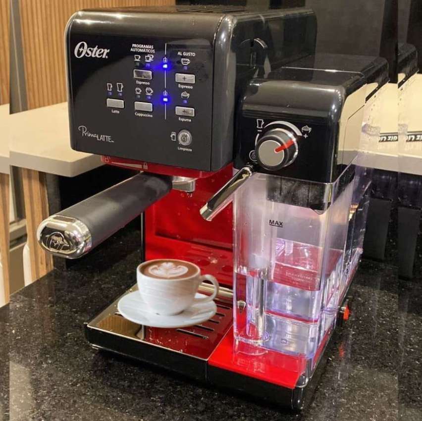 Cafeteira Espresso Oster, PrimaLatte II, Vermelho, 127V na Amazon