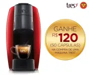 Cafeteira Espresso TRES 3 Corações Lov – 15 Bar Vermelho na Magazine Luiza