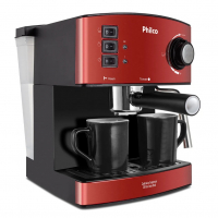 Cafeteira Expresso & Cápsulas Philco 20 Bar Inox Red PCF24 na Philco