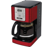 Cafeteira Flavor Programável, 1,5L, Oster , Vermelha/Preto, 1000W na Amazon