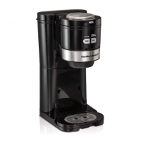 Cafeteira Individual Com Moedor, 2 Xícaras, Preta/Prata, 220v, Hamilton Beach na Amazon