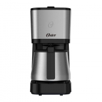 Cafeteira Oster Com Jarra Inox, 1,2L, Preta/Inox, 110V, 750W, OCAF650 na Amazon