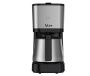 Cafeteira Oster com Jarra Inox, 1,2L, Preta/Inox na Amazon