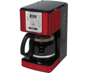 Cafeteira Oster Flavor Programável, 1,5L, 110V, Vermelha/Preto, 1000W na Amazon