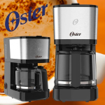 Cafeteira Oster Inox, 1,2L, 110V, Preto/Inox, 750W, OCAF600 na Amazon